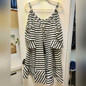 Torrid striped cover up